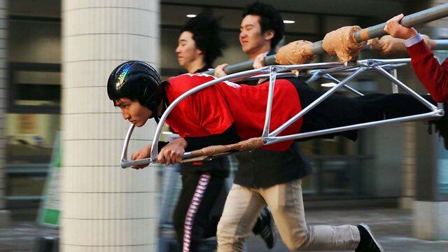 南大沢キャンパスでの練習風景１