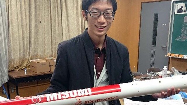 森さんと製作したロケット