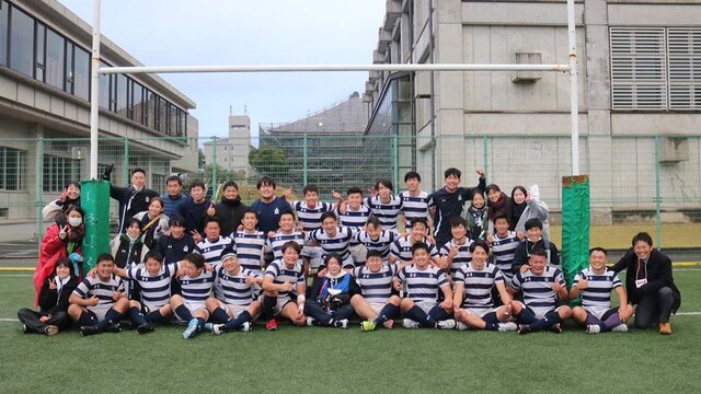 リーグ最終戦での集合写真
