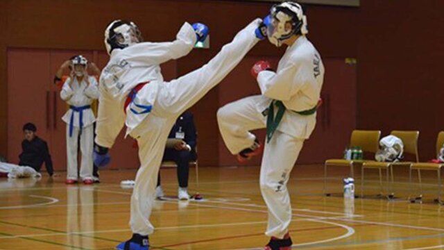 ▲マッソギ（組手）の試合風景