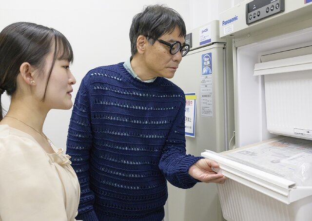 標本製作専用冷凍庫
