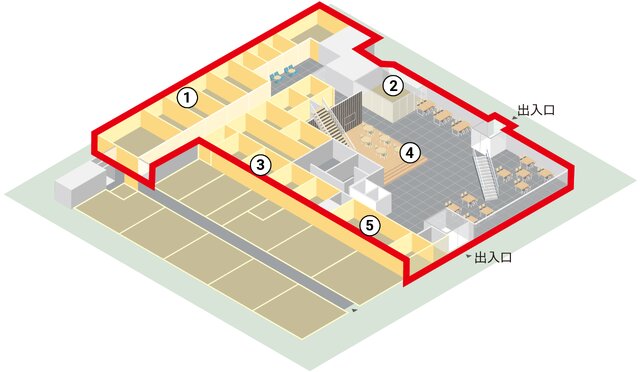 フロアマップ（6号館1階）