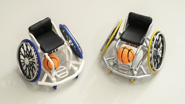 東京2020パラリンピックの時期に発売された車いすバスケのガチャ