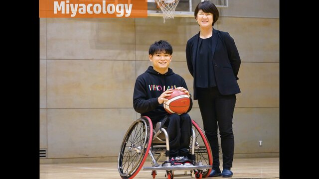車いすバスケットボール 男子日本代表キャプテン 豊島 英×健康福祉学部准教授 信太 奈美